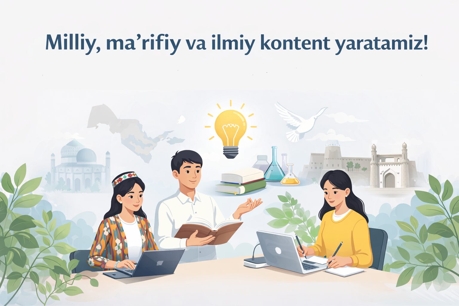 Milliy, ma'rifiy va ilmiy kontent yaratamiz!