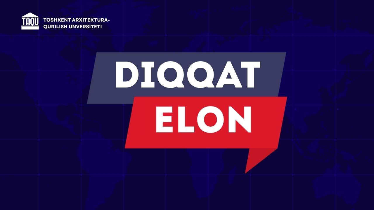 Kasbiy qayta tayyorlash kurslari boshlandi!