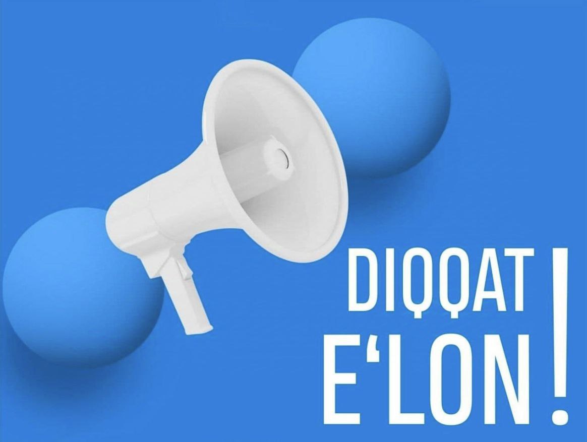 Diqqat e'lon!