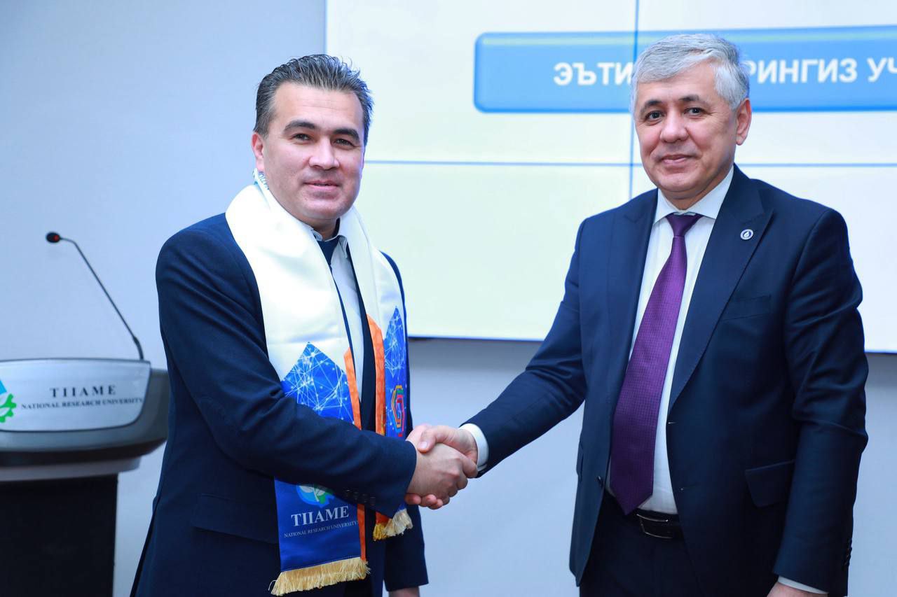 Universiteti rektori v.v.b  B. Tulaganov boshchiligidagi delegatsiya TIQXMMI Milliy tadqiqot universitetiga tashrif buyurdi