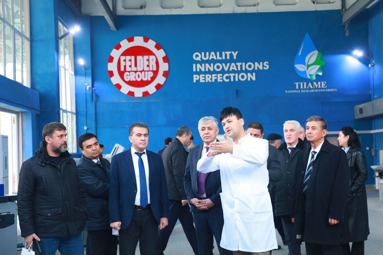 Universiteti rektori v.v.b  B. Tulaganov boshchiligidagi delegatsiya TIQXMMI Milliy tadqiqot universitetiga tashrif buyurdi