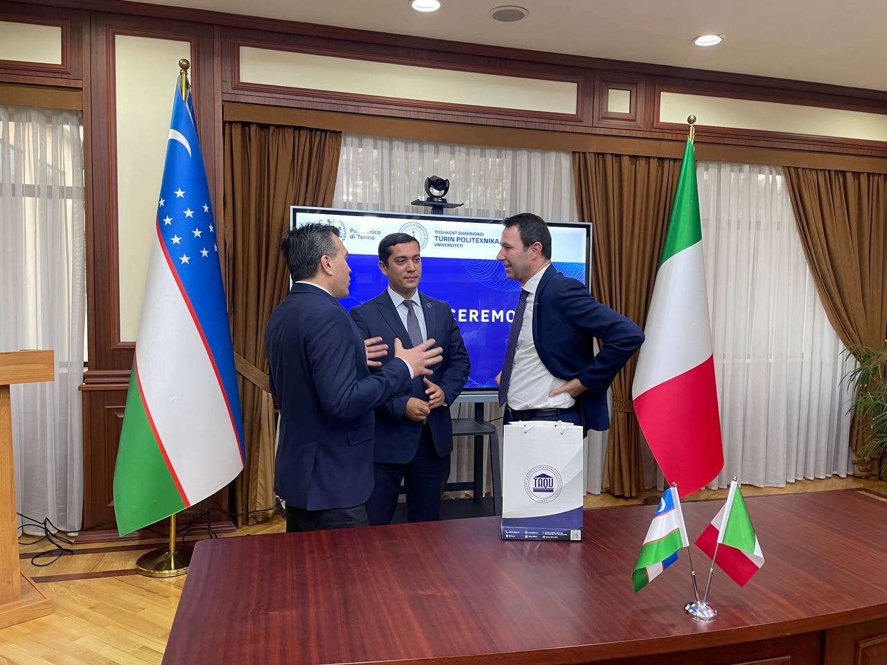 Toshkent arxitektura-qurilish  universiteti uch tomonlama kelishuv imzoladi.