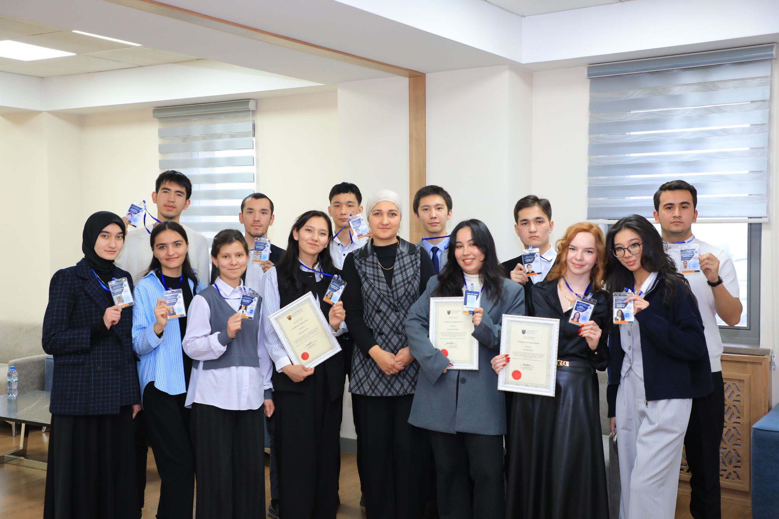 Toshkent arxitektura-qurilish universiteti talabalari Dunyo QS reytingi bo'yicha 60-o'rinda turuvchi Malayziyaning Malaya Universiteti tomonidan sertifikat bilan taqdirlandi