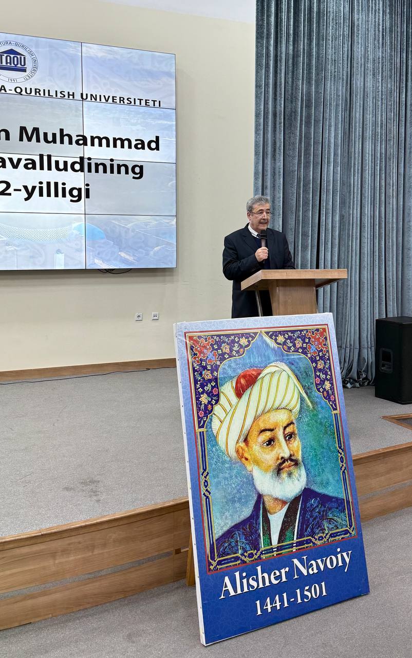 Toshkent arxitektura-qurilish universitetida so'z mulkining sultoni Mir Alisher Navoiy tavalludining 584 yilligi hamda shoh va shoir Zahiriddin Muhammad Babur tavalludining 542 yilligi munosabati bilan tadbir o'tkazildi