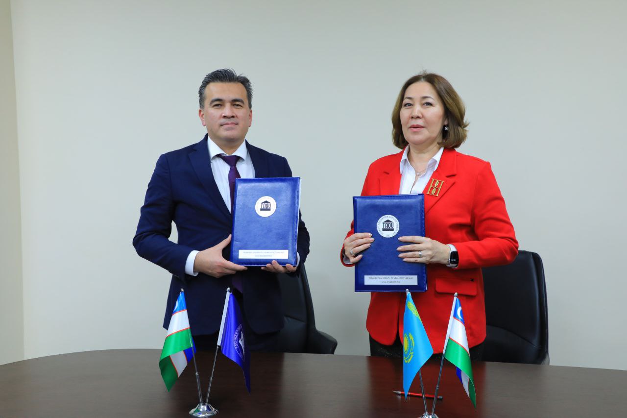Toshkent arxitektura-qurilish universiteti va Xalqlar Do‘stligi Universiteti o'rtasida hamkorlik kelishuvi imzolandi