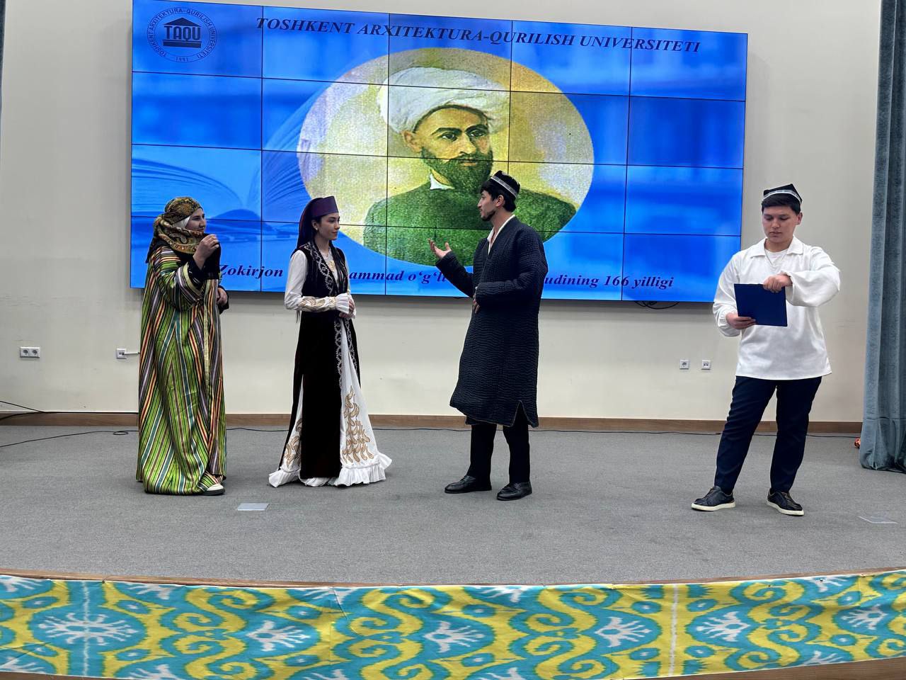 Toshkent arxitektura-qurilish universitetida Zokirjon Xolmuhammad oʻgli Furqat tavalludining 166 yilligi hamda Oʻzbekiston xalq shoirasi Zulfiyaxonim tavalludining 110 yilligi munosabati bilan tadbir oʻtkazildi