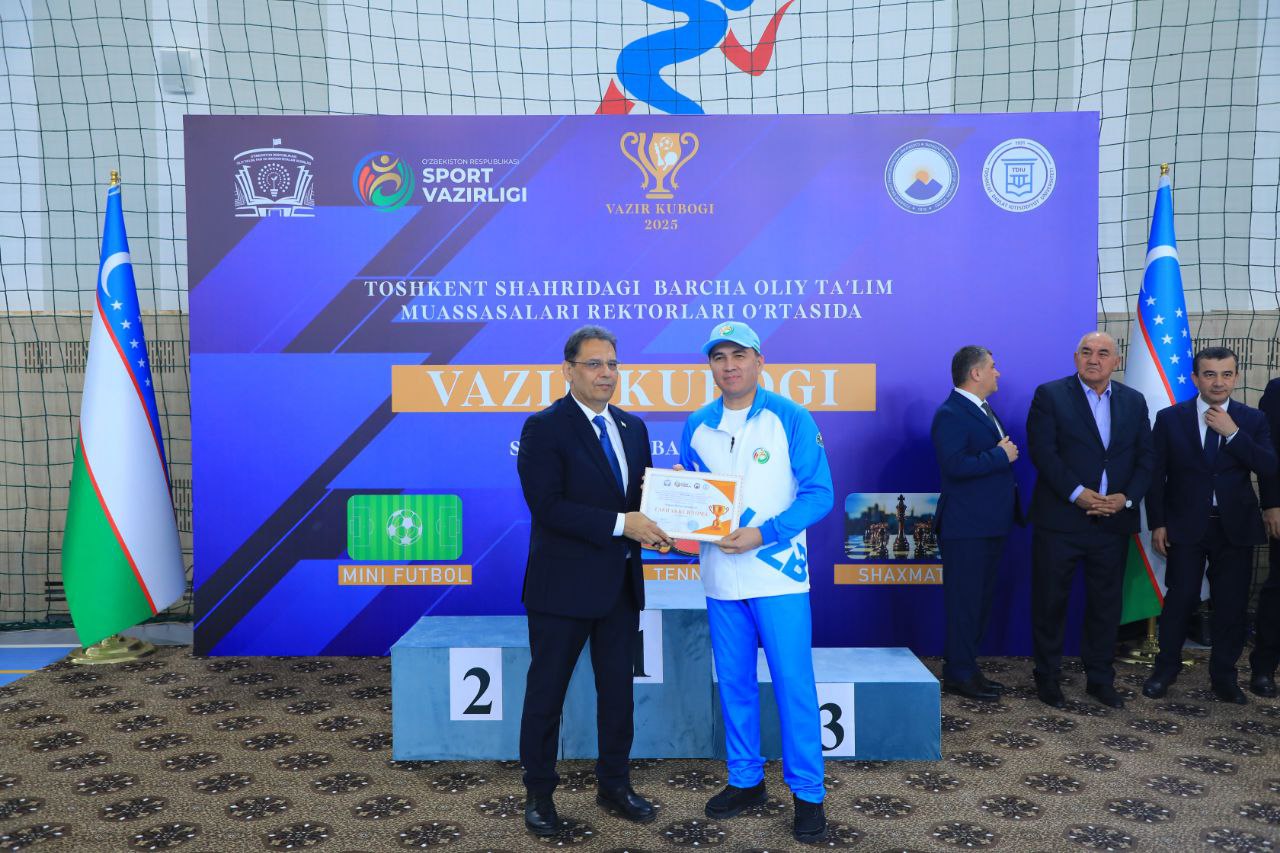OTM rektorlari o'rtasida  “Vazir kubogi” sport musobaqalari bo'lib o'tdi