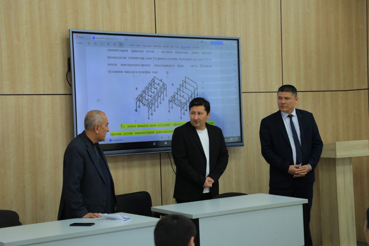 Toshkent arxitektura-qurilish universitetida ustoz-shogird an'analari davom etmoqda