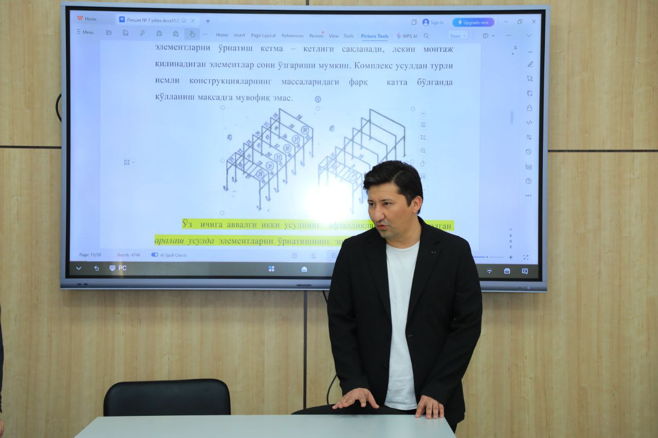 Toshkent arxitektura-qurilish universitetida ustoz-shogird an'analari davom etmoqda