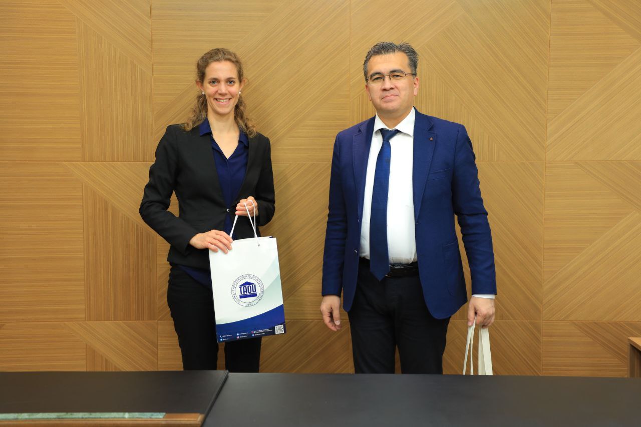 DAAD Lektori Johanna Maierning Toshkent arxitektura-qurilish universitetiga tashrifi