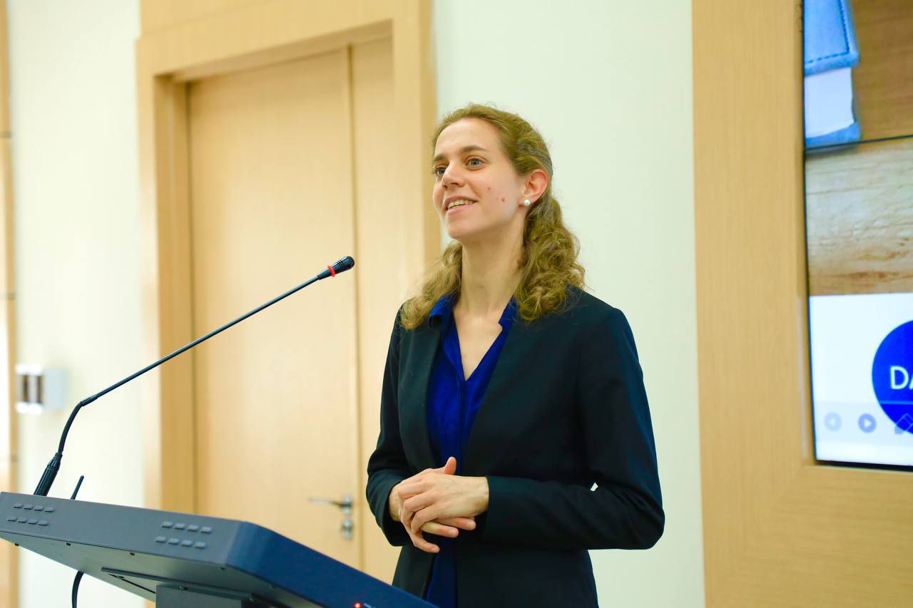 Toshkent arxitektura-qurilish universitetida  Germaniya Akademik Almashinuvi Xizmati (DAAD) lekotri Johanna Maier bilan talabalar uchrashuvi bo'lib o'tdi