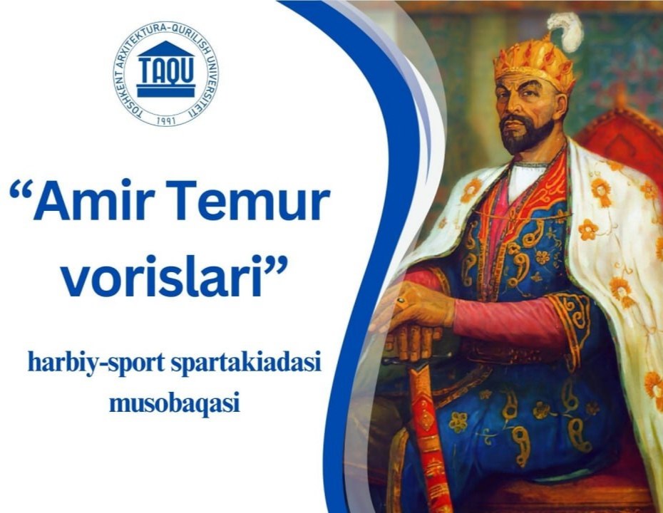 Toshkent arxitektura-qurilish universiteti mard va jasur yigitlari diqqatiga!