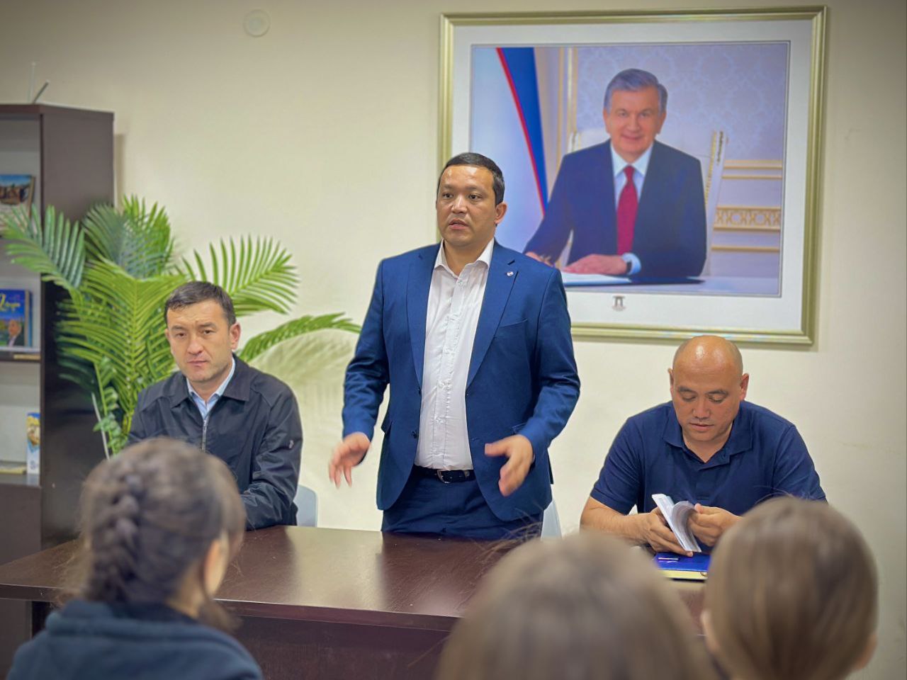 Toshkent arxitektura-qurilish universitetining 1-sonli talabalar turar joyida talabalar bilan uchrashuv bo‘lib o‘tdi