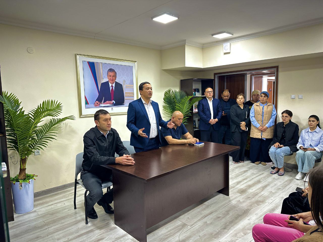 Toshkent arxitektura-qurilish universitetining 1-sonli talabalar turar joyida talabalar bilan uchrashuv bo‘lib o‘tdi