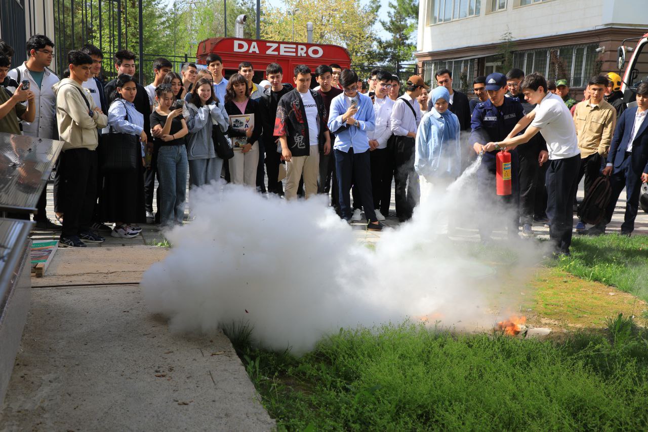 Toshkent arxitektura-qurilish universitetida yoshlarni qutqaruvchilik kasbiga qiziqtirish bo‘yicha amaliy uchrashuv o‘tkazildi
