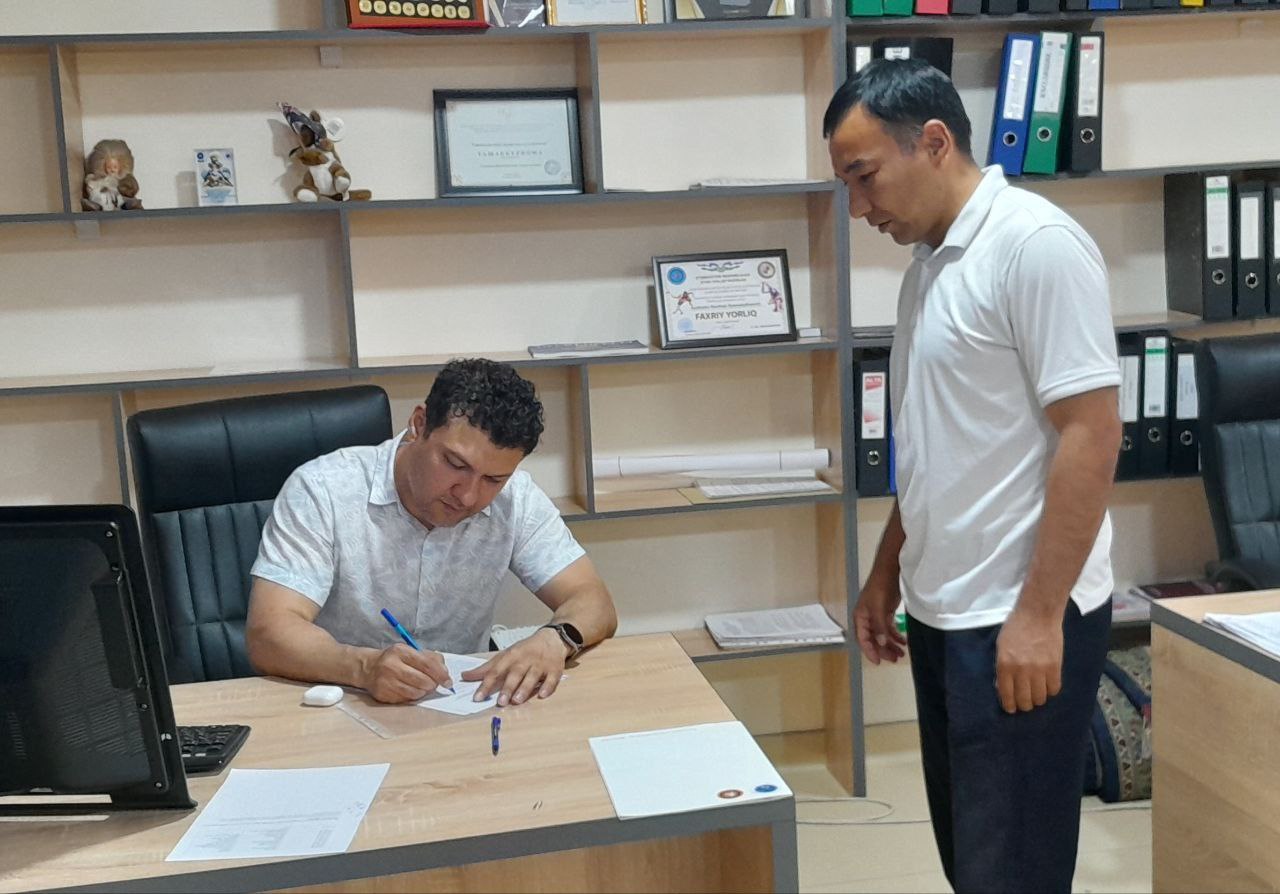 Oʻzbekiston Respublikasi Sport kurashlari assotsiatsiyasi hamda Toshkent arxitektura-qurilish universiteti oʻrtasida hamkorlik MEMORANDUMI imzolandi