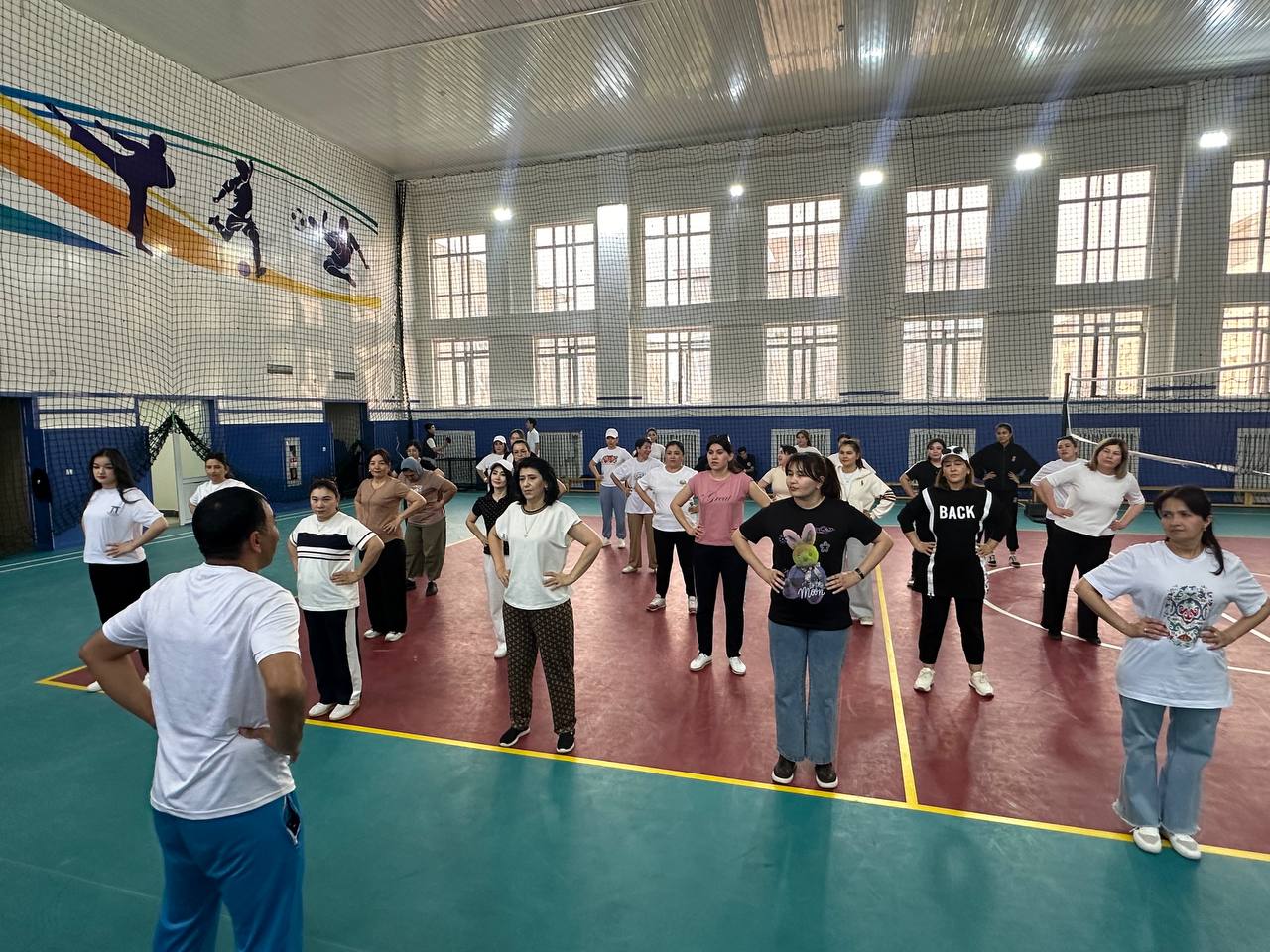 Bugungi kunda aholi, ayniqsa ayollar oʻrtasida jismoniy tarbiya va sportni rivojlantirish, sogʻlom turmush tarzini keng targʻib qilish borasida muayyan ishlar amalga oshirilmoqda