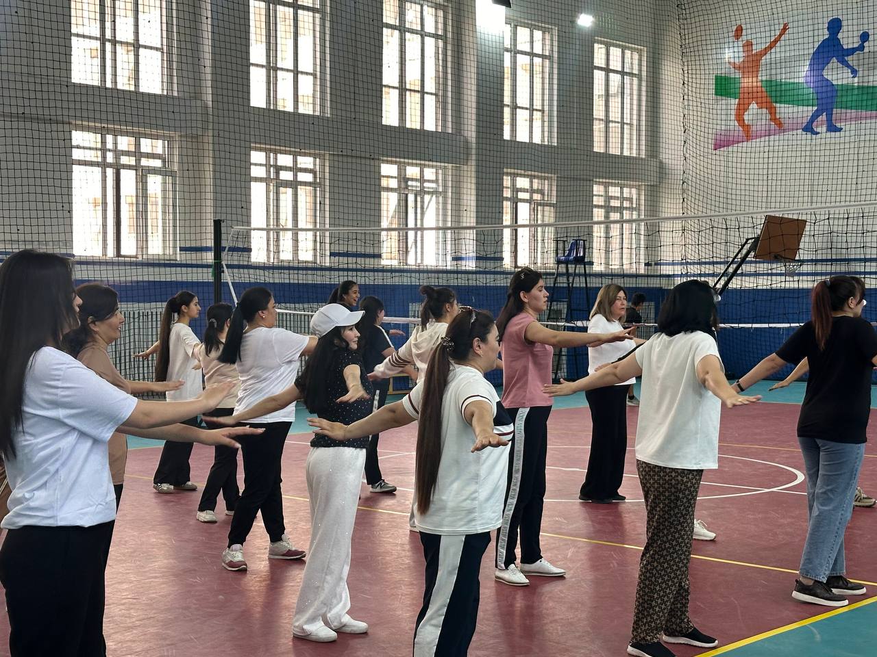 Bugungi kunda aholi, ayniqsa ayollar oʻrtasida jismoniy tarbiya va sportni rivojlantirish, sogʻlom turmush tarzini keng targʻib qilish borasida muayyan ishlar amalga oshirilmoqda