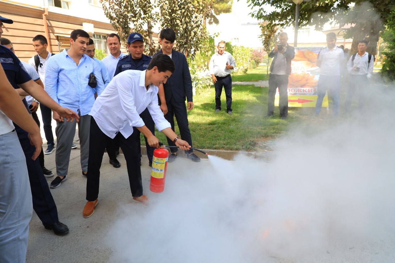 Toshkent arxitektura-qurilish universitetida yong‘in xavfsizligi bo‘yicha tadbir o‘tkazildi
