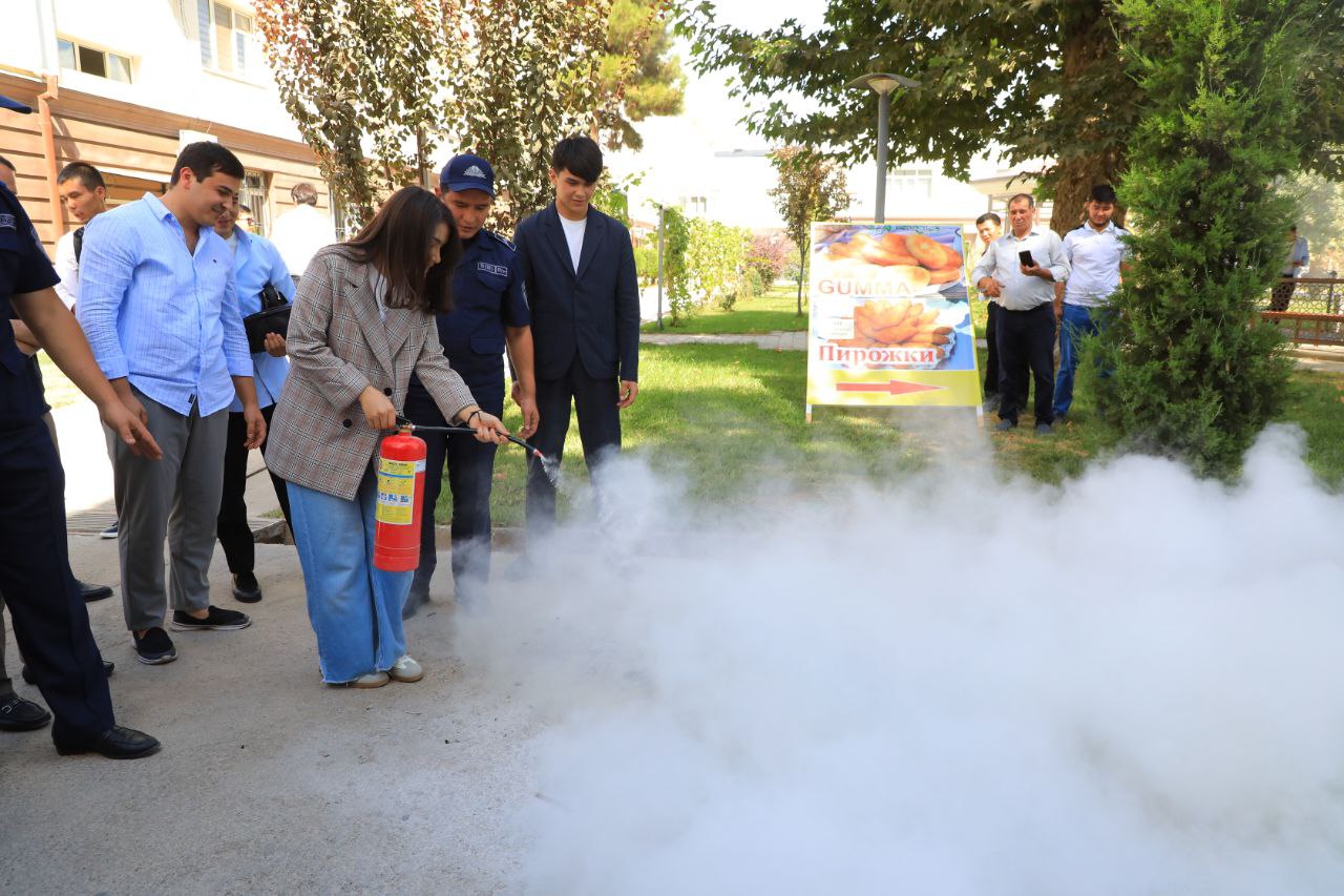 Toshkent arxitektura-qurilish universitetida yong‘in xavfsizligi bo‘yicha tadbir o‘tkazildi