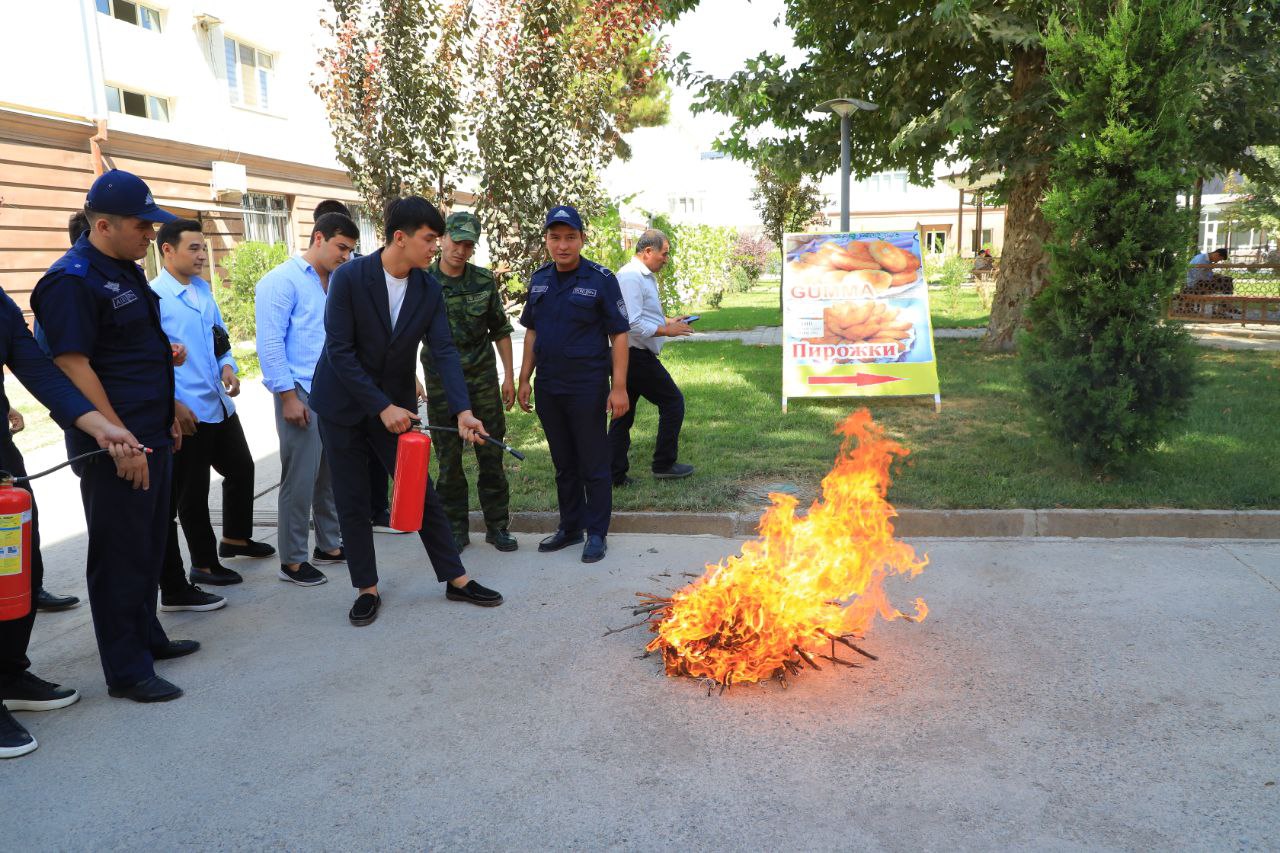 Toshkent arxitektura-qurilish universitetida yong‘in xavfsizligi bo‘yicha tadbir o‘tkazildi
