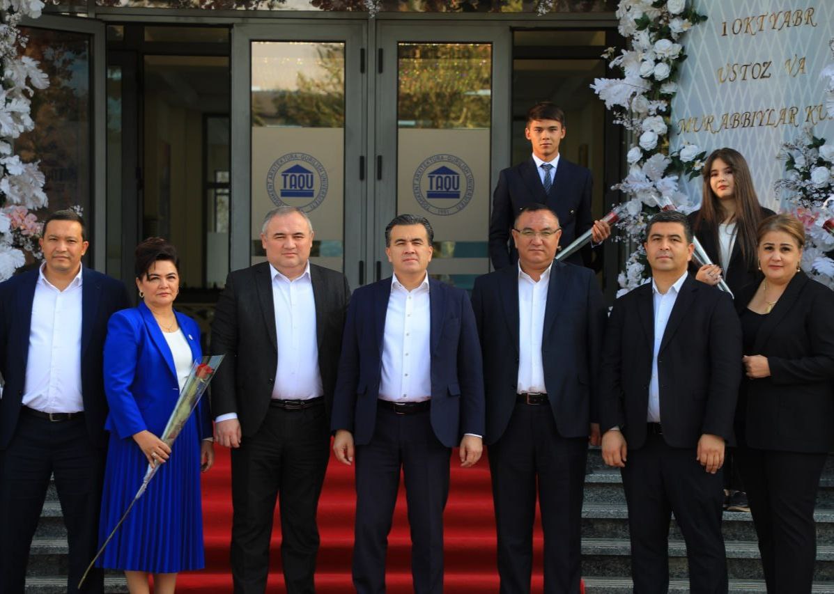 Toshkent arxitektura-qurilish universiteti professor- o'qituvchilari bayramona kutib olindi