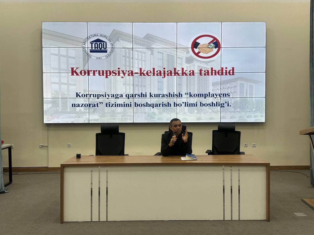 “Korrupsiya – kelajakga tahdid” mavzusida davra suhbati