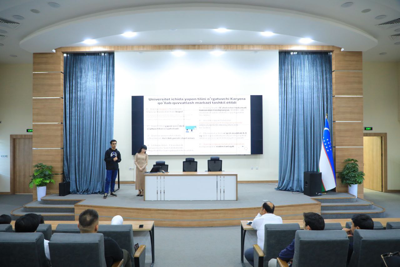 Toshkent arxitektura-qurilish universiteti professor-o‘qituvchisi Ayano Ohata bilan uchrashuv tashkil etildi