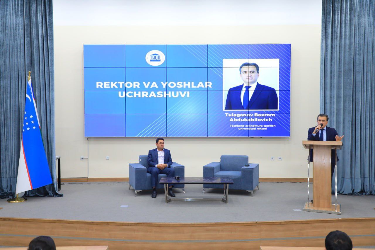 "Rektor va yoshlar uchrashuvi"