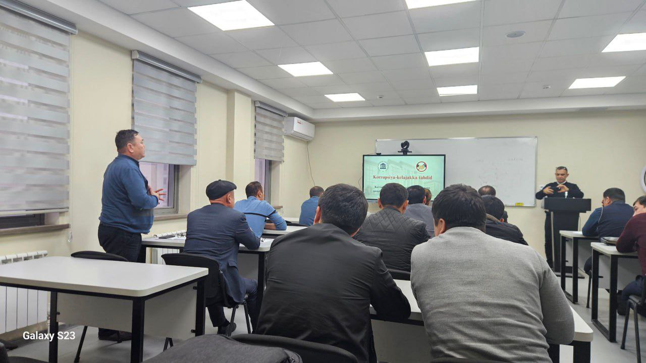 “Korruptsiya tushunchasi va uning oqibatlari” mavzusida seminar tashkil etildi
