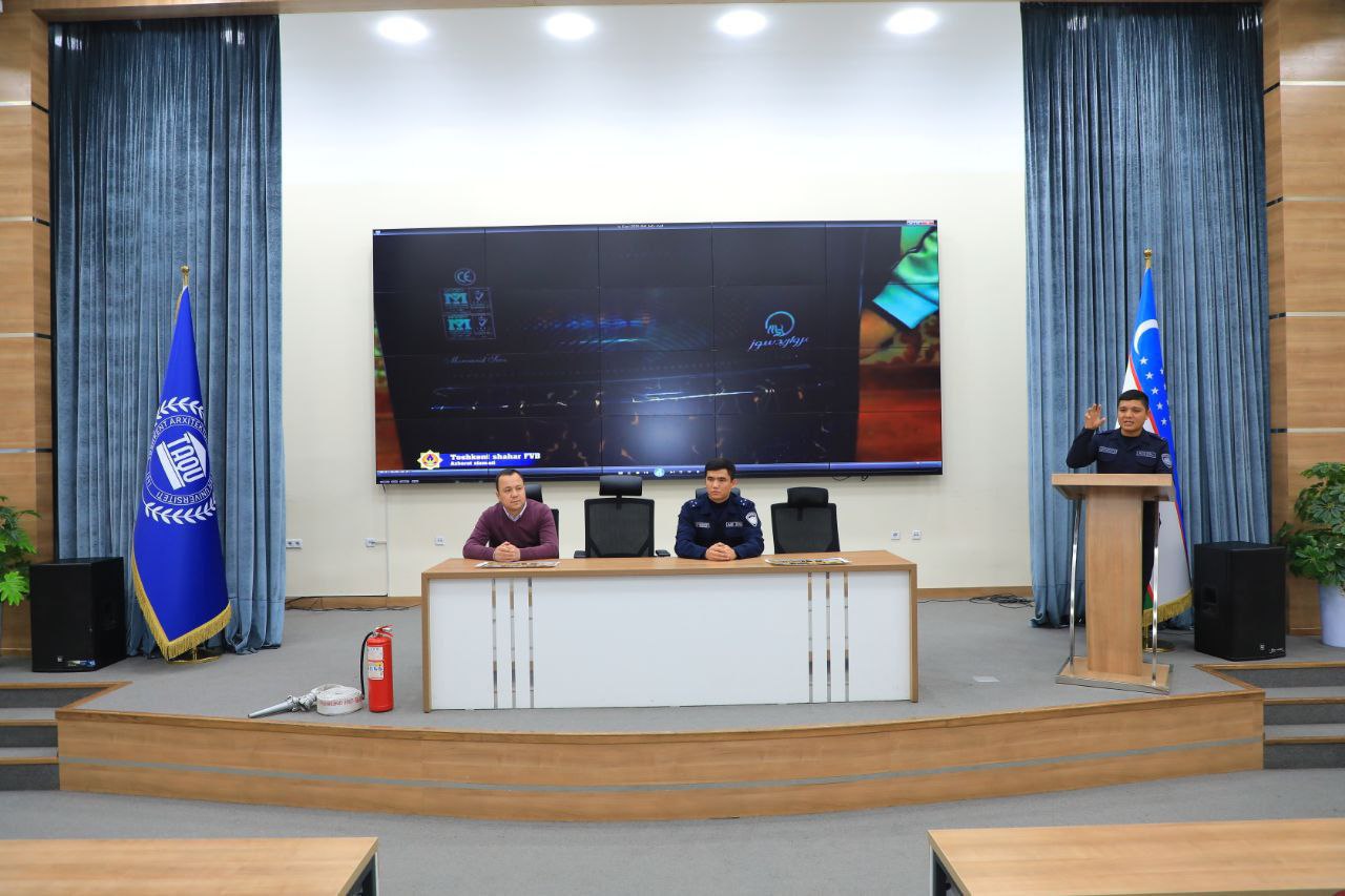 Respublika miqyosida o‘tkazilayotgan “Yong‘in xavfsizligi oyligi” doirasida nazariy o‘quv mashg‘ulotlari tashkil etildi