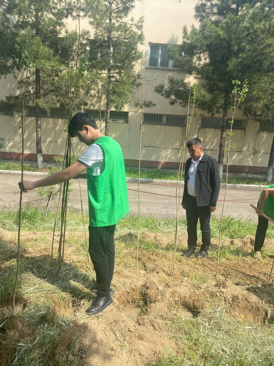 Toshkent arxitektura-qurilish universitetida “Eko faol” ko‘chat ekish tadbiri tashkil etildi
