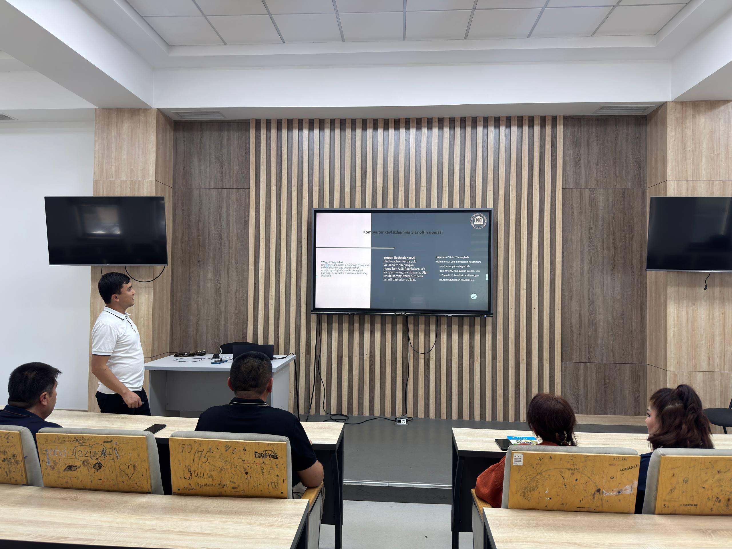 Toshkent arxitektura-qurilish universitetida “Axborot xavfsizligi siyosati bilan tanishish” mavzusida seminar-trening boʻlib oʻtdi